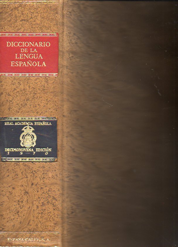 DICCIONARIO DE LA LENGUA ESPAOLA. 19 edicin.