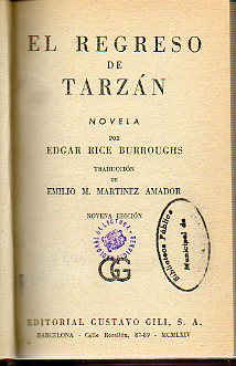 EL REGRESO DE TARZN. 9 ed.