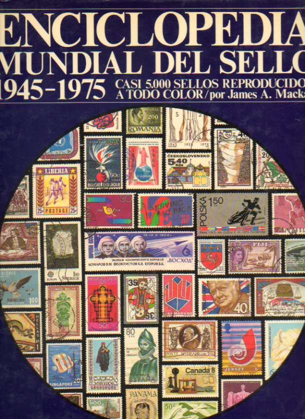 ENCICLOPEDIA MUNDIAL DEL SELLO 1945-1975. Casi 5.000 sellos reproducidos a todo color.