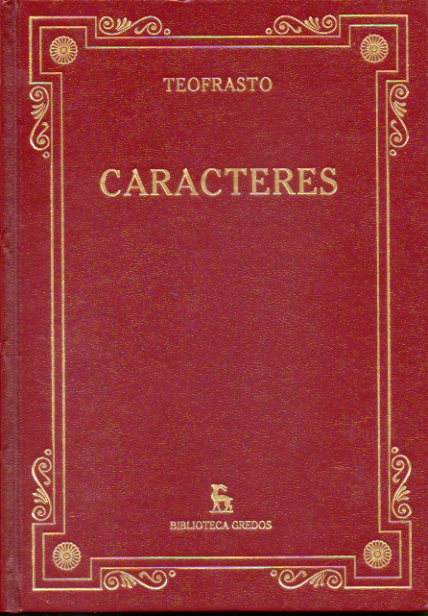 CARACTERES / CARTAS DE PESCADORES, CAMPESINOS, PARSITOS Y CORTESANAS. Introduccin, traduccin y notas de Elisa Ruiz Garca.