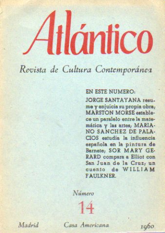 ATLNTICO. Revista de Cultura Contempornea. N 14.