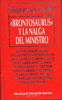 BRONTOSAURUS Y LA NALGA DEL MINISTRO.