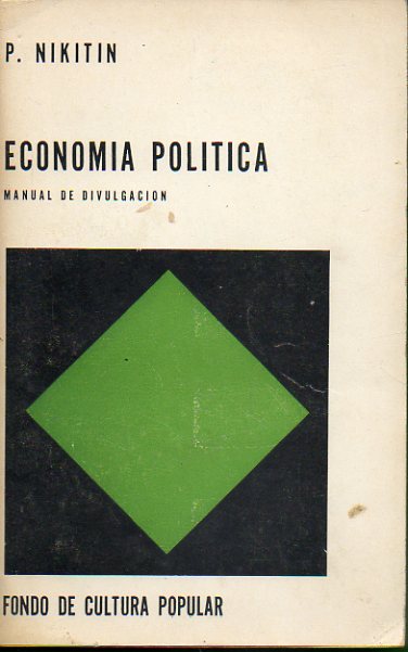 ECONOMA POLTICA. Manual de Divulgacin. 4 edicin.