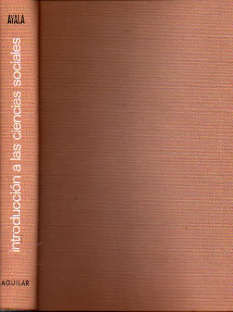 INTRODUCCIN A LAS CIENCIAS SOCIALES. Con prlogo del autor. 7 ed.