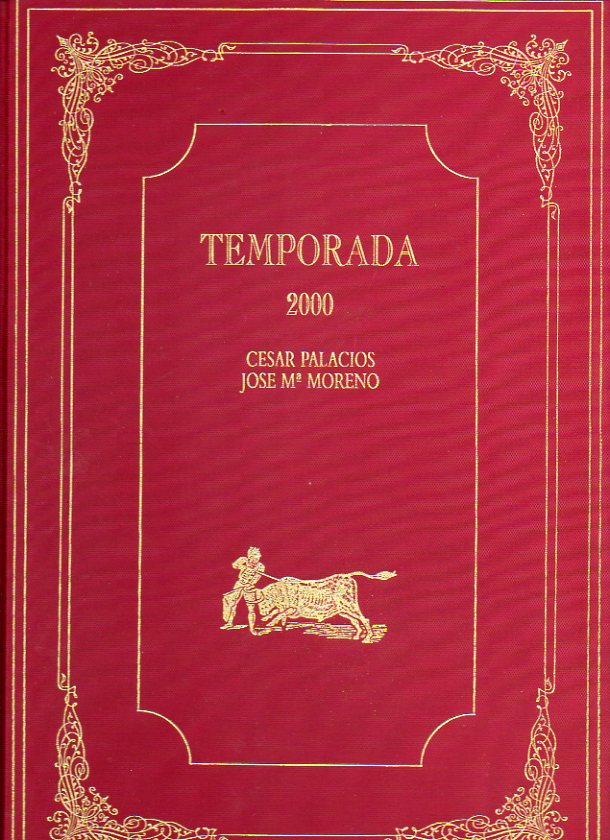 TEMPORADA 2000. Apuntes del natural de... Textos y diseo de... Edicin de 1.500 ejemplares, impresos con tcnicas artesanas.