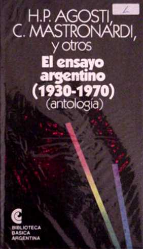 El ensayo argentino (1930-1970)