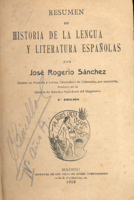 Resumen de la historia de la lengua y literatura espaolas