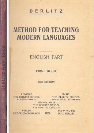 Method for teaching modern languages - English Part - First Book
