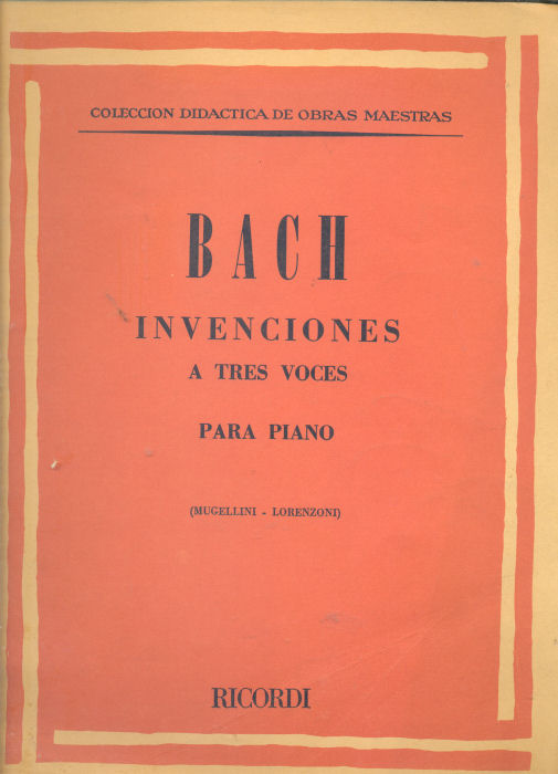 Invenciones a tres voces para piano
