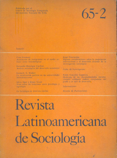Latinoamericana de Sociologa