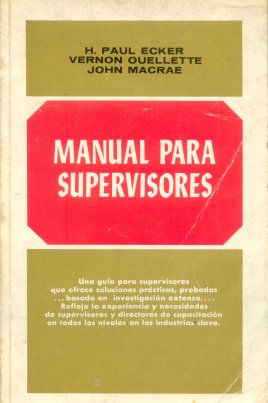 Manual para supervisores