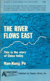 The river flows east
