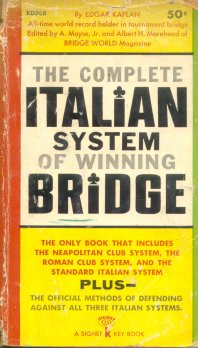 The complete ITALIAN system of winning BRIDGE