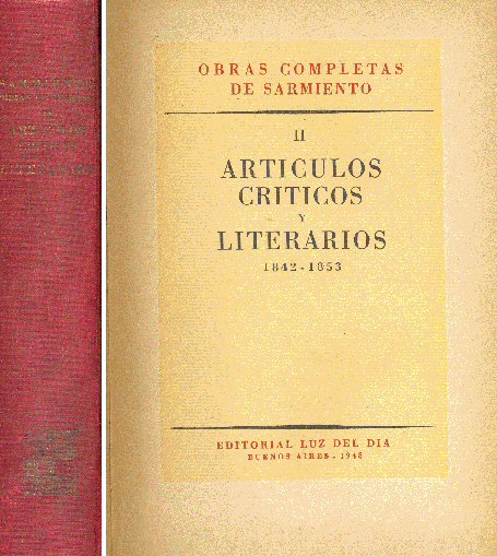 Articulos criticos y literarios