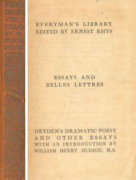 Essays and belles lettres