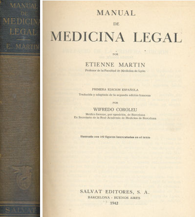 Manual de medicina legal