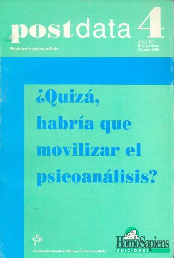 Postdata 4 - Quiz, habra que movilizar el psicoanlisis?