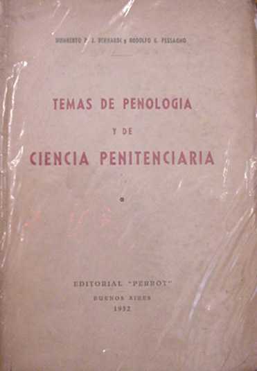 Temas de penologia y de ciencia penitenciaria