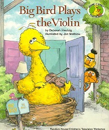 Big bird plays the violin