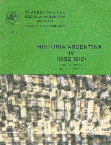 Historia Argentina -IV- (1852-1910)
