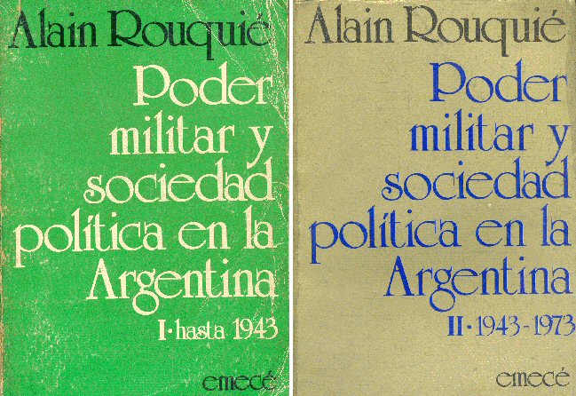 Poder militar y sociedad politica en la Argentina