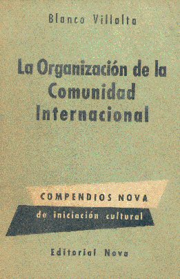 La organizacin de la comunidad internacional