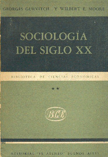 Sociologa del siglo XX (Tomo 2)