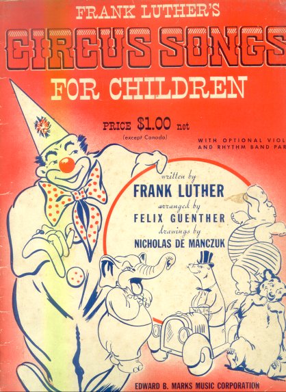 Circus songs for children