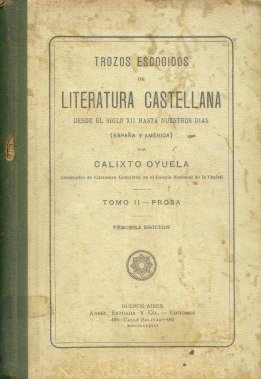 Trozos escogidos de literatura castellana