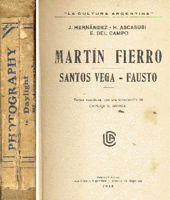Martin Fierro - Santos Vega - Fausto