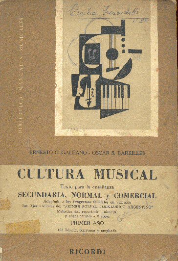 Cultura Musical - Primer Ao