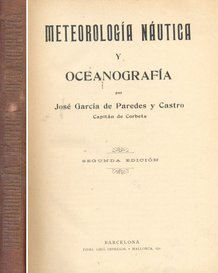 Meteorologa nutica y Oceanografa
