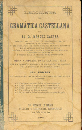 Lecciones de gramtica castellana